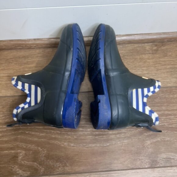 Hunter for Target Rain booties Youth Size 3 Navy/White Outdoor/Waterproof - Picture 5 of 9